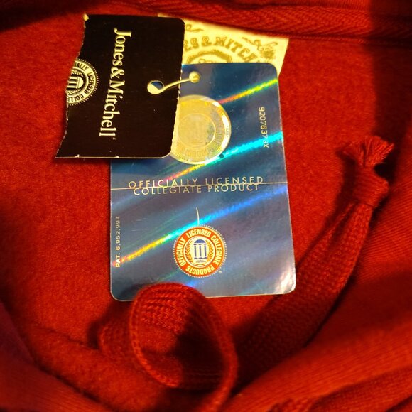 Jones & Mitchell Officially Licensed Collegiate WSU Cougar Mom Hoodie Maroon NWT - Picture 9 of 10